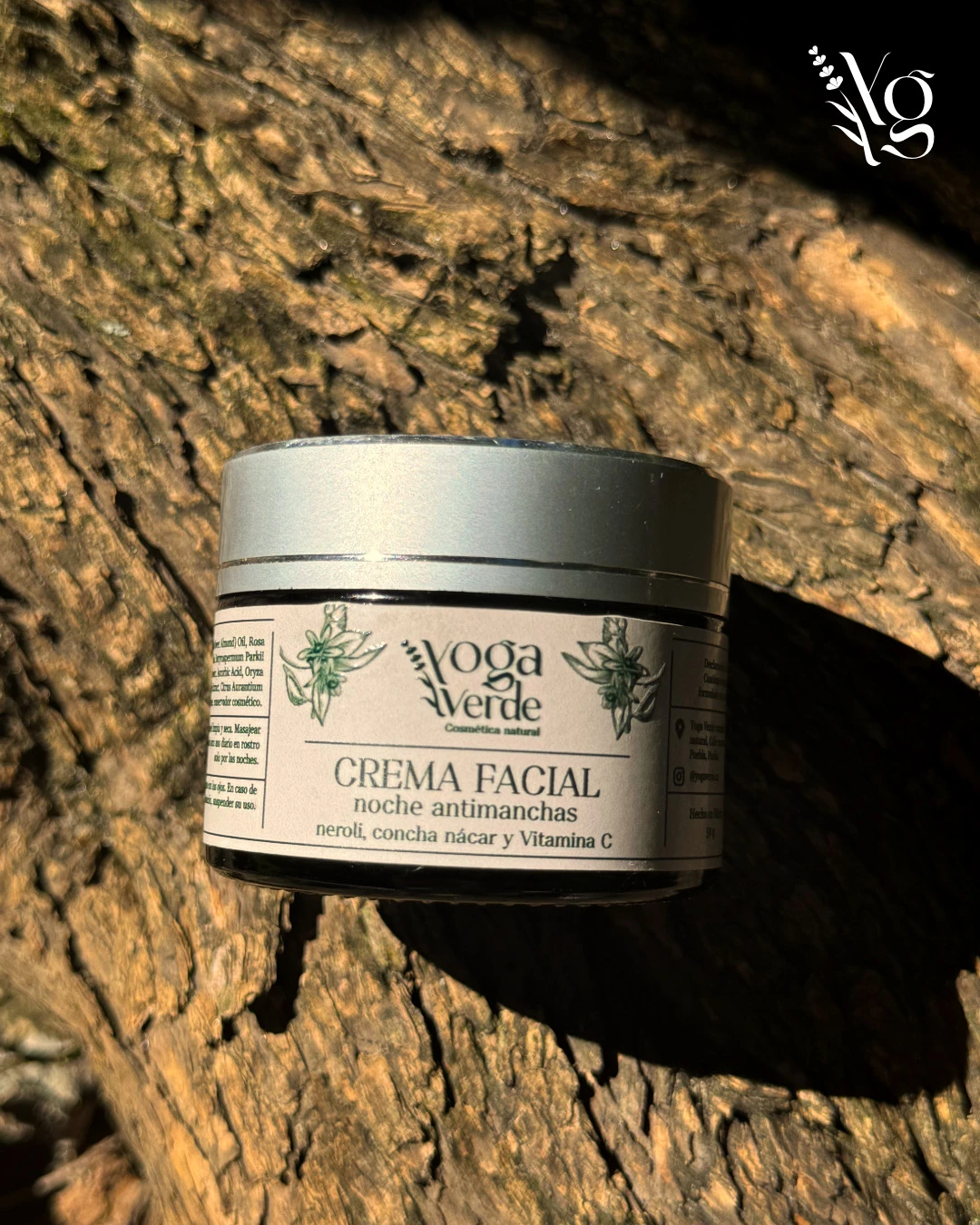 Crema facial de noche Neroli y concha nácar